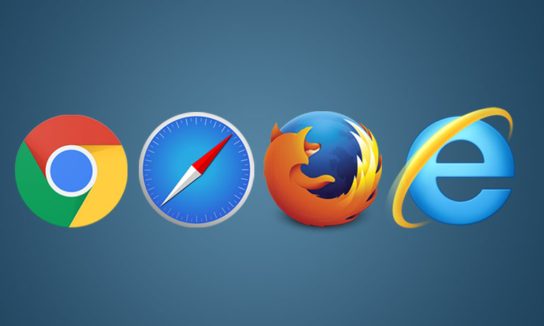 Immagine con i loghi dei principali browser.
